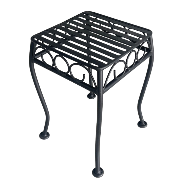 Ghế đôn ngoài trời sắt mỹ nghệ GCF115 Ghế đôn ngoài trời sắt mỹ nghệ GCF115