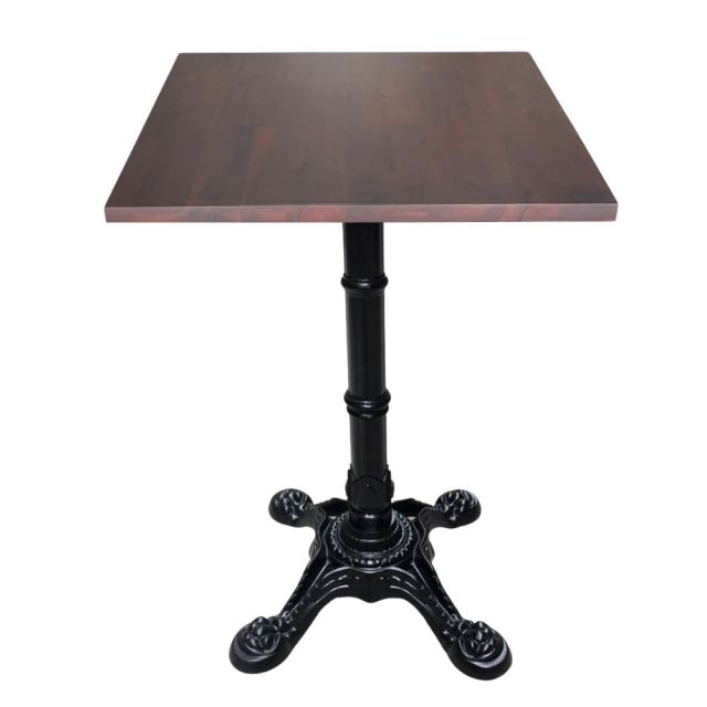 Bàn cafe vuông gỗ tràm chân gang đúc mỹ nghệ CFD68114 Bàn cafe vuông gỗ tràm chân gang đúc mỹ nghệ CFD68114