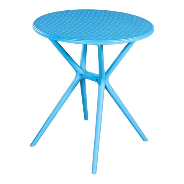 Bàn tròn 60cm mặt nhựa nhiều màu ST3025