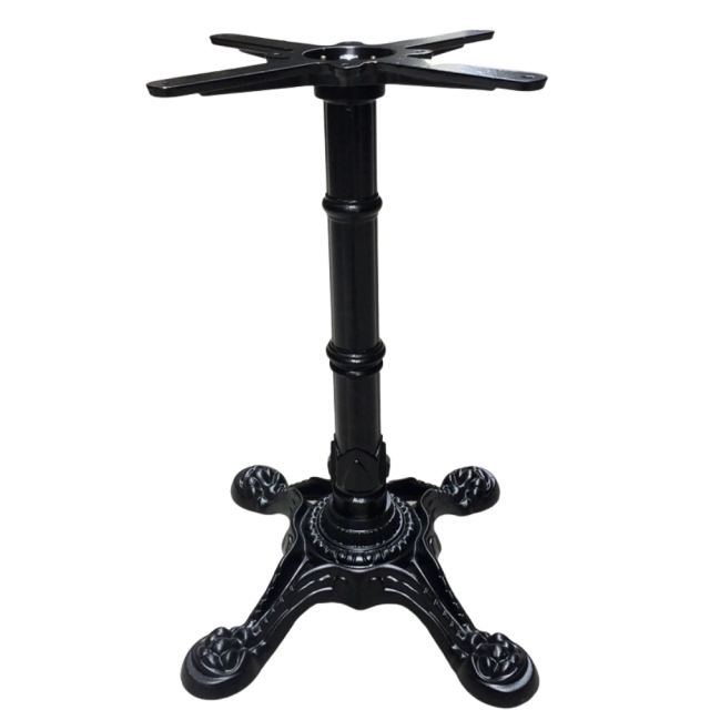 Chân bàn gang đúc 4 chĩa mỹ nghệ CBCF018