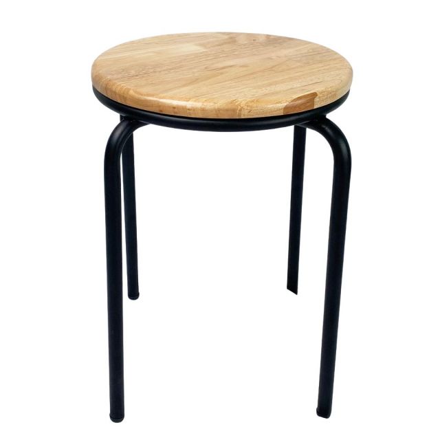 Ghế gỗ chân sắt đơn giản GCF116 Ghế gỗ chân sắt đơn giản GCF116