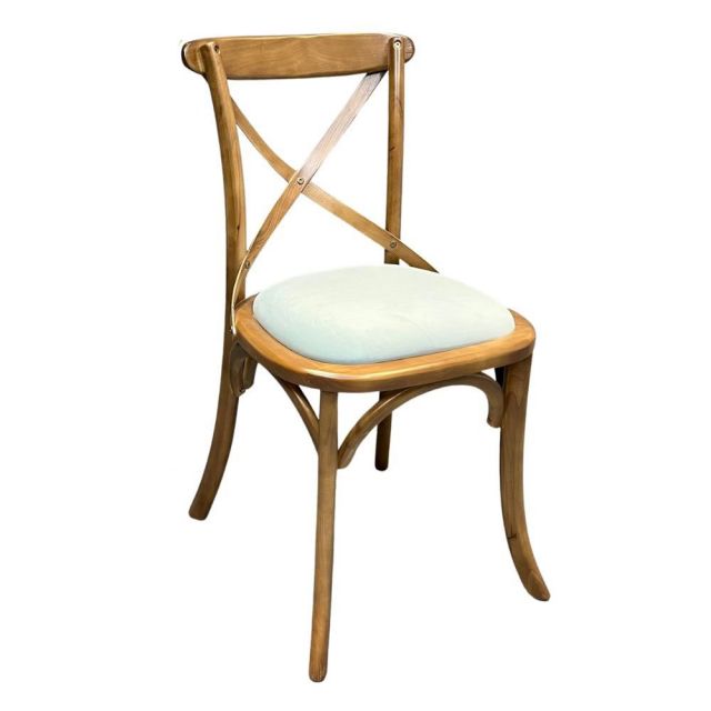 Ghế Bistro bọc nệm vải nhung khung gỗ Ash GCF119 Ghế Bistro bọc nệm vải nhung khung gỗ Ash GCF119