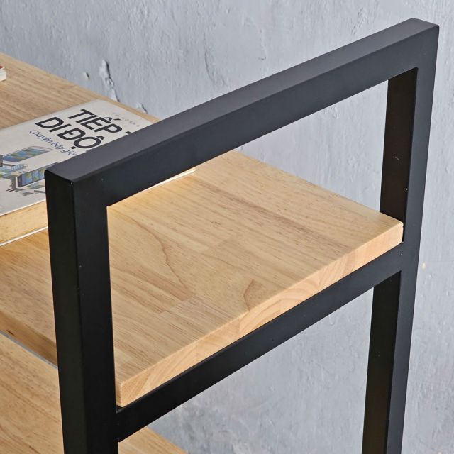 Kệ trang trí GONY 3 tầng gỗ kết hợp khung sắt lắp ráp KS68099