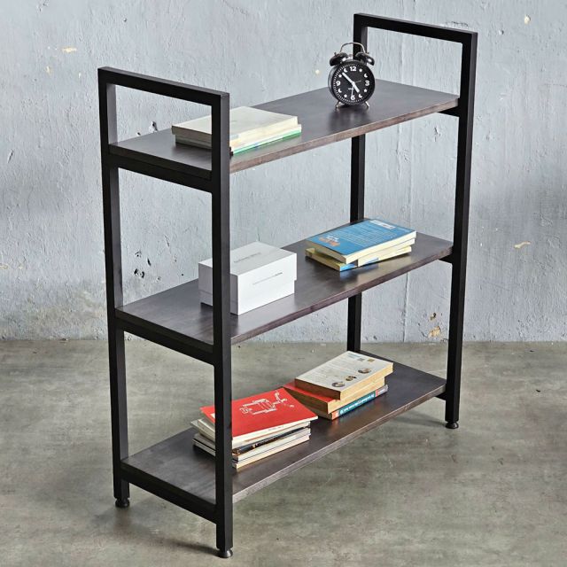 Kệ trang trí GONY 3 tầng gỗ kết hợp khung sắt lắp ráp KS68099
