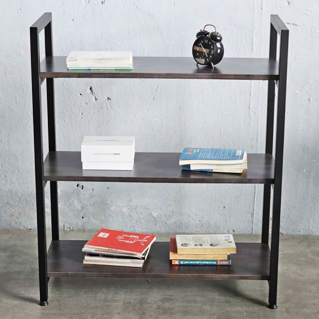 Kệ trang trí GONY 3 tầng gỗ kết hợp khung sắt lắp ráp KS68099