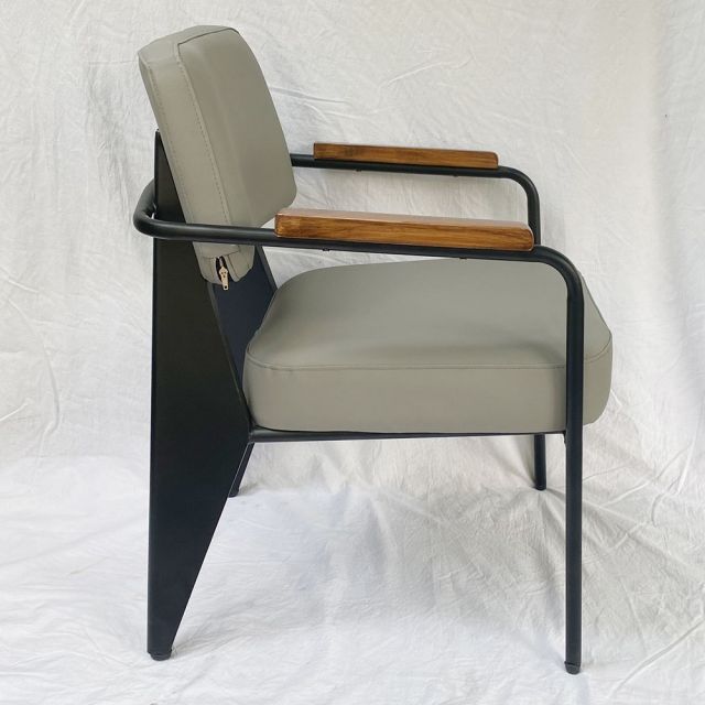 Ghế sofa đơn Napa nệm nhiều màu tay viền gỗ GSD68028