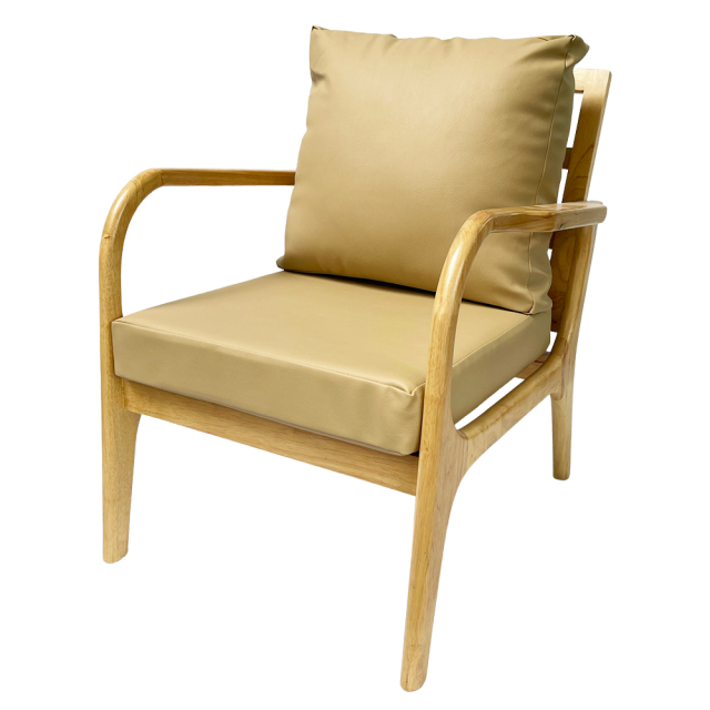 Ghế sofa đơn khung gỗ nệm simili GSD68056