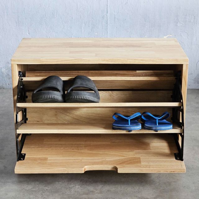 Tủ giày thông minh 1 tầng gỗ cao su  KG68018