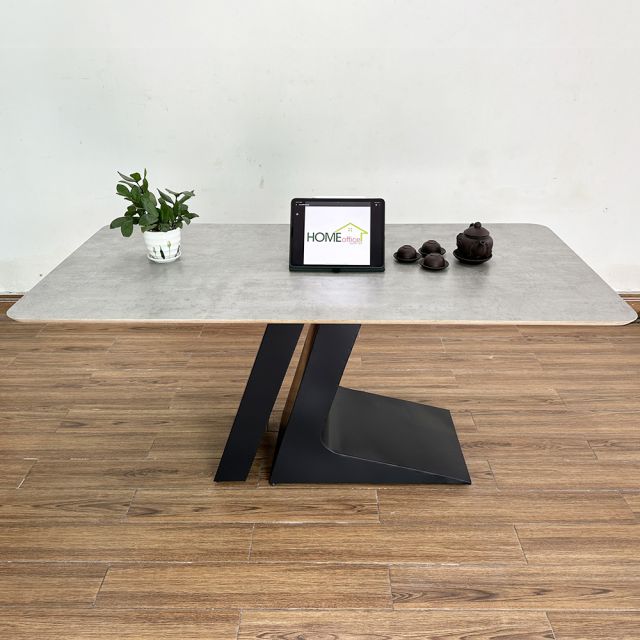 Bộ Bàn Ăn Gỗ Plywood và 4 Ghế Nệm Lưng Cao CBBA083