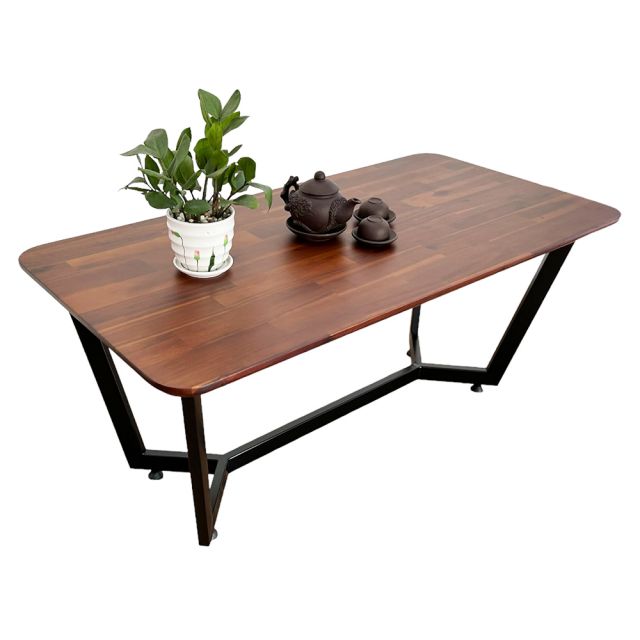 Bàn sofa chữ nhật 100x50x45cm gỗ tràm chân sắt TT68222 Bàn sofa chữ nhật 100x50x45cm gỗ tràm chân sắt TT68222