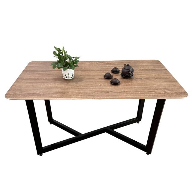 Bộ bàn ăn 1m4 gỗ Plywood và 4 ghế nệm xanh CBBA102