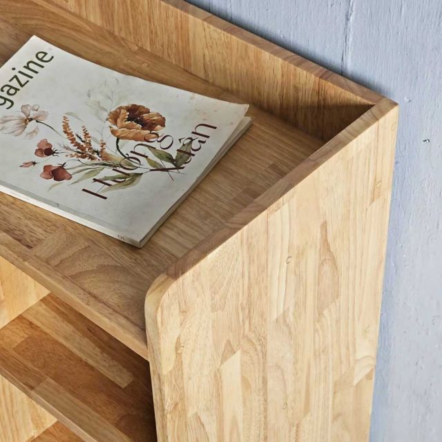 Tủ giày kết hợp kệ để đồ cửa lưới mây KG68055