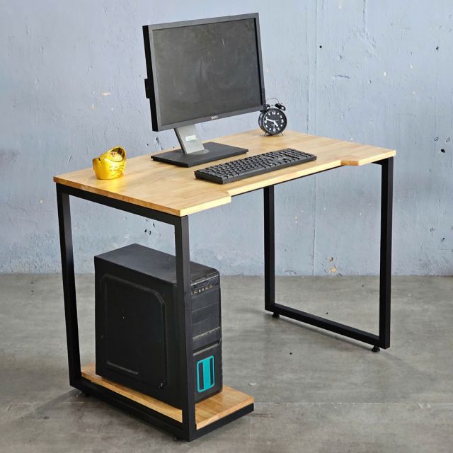 Bàn máy tính đơn giản kết hợp kệ để CPU tiện lợi  COD68029