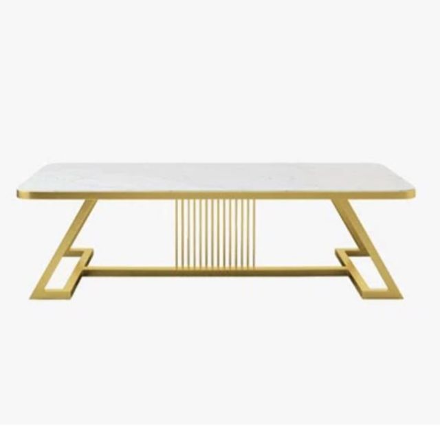 Bàn sofa bàn trà mặt đá chân sắt TT68231 Bàn sofa bàn trà mặt đá chân sắt TT68231