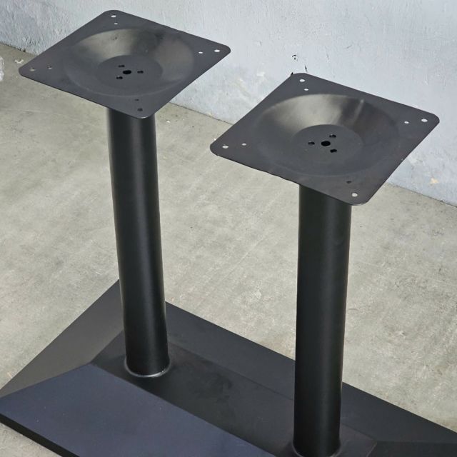 Chân bàn sắt trụ tròn đôi CHBBA017