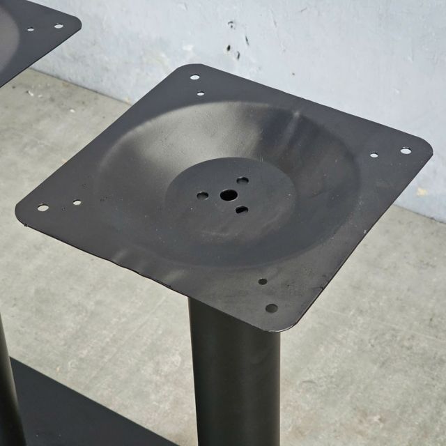 Chân bàn sắt trụ tròn đôi CHBBA017