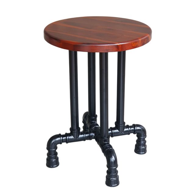 Ghế đôn tròn gỗ tràm chân ống nước GCF125 Ghế đôn tròn gỗ tràm chân ống nước GCF125