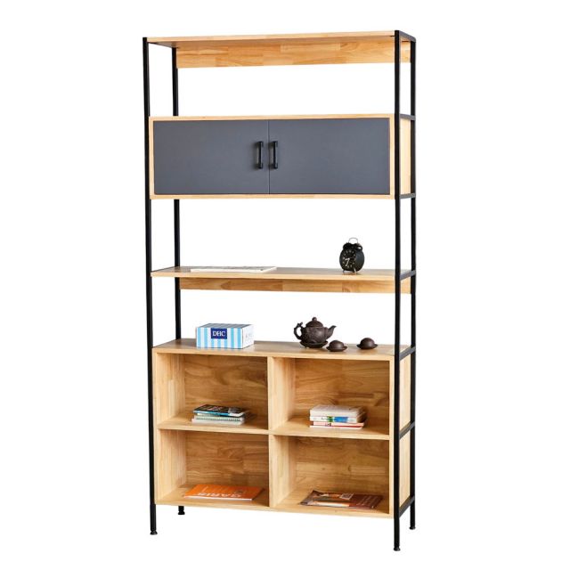 Kệ trang trí 104x35x200cm gỗ cao su KS68183 Kệ trang trí 104x35x200cm gỗ cao su KS68183