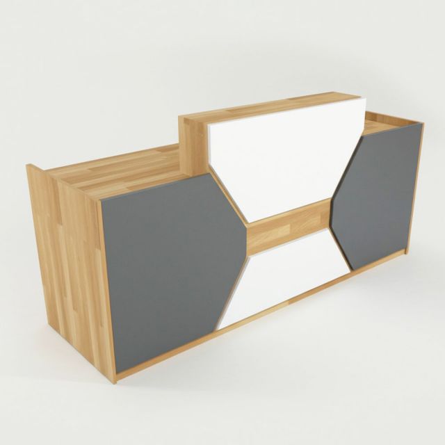 Quầy lễ tân có ngăn kéo, hộc tủ gỗ cao su BLT68015 Quầy lễ tân có ngăn kéo, hộc tủ gỗ cao su BLT68015