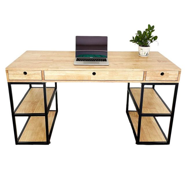 Bàn làm việc có hộc chân kết hợp kệ BD68092 Bàn làm việc có hộc chân kết hợp kệ BD68092
