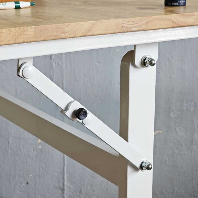 Bàn làm việc gấp gọn 80x60cm chân có bánh xe SPD68190