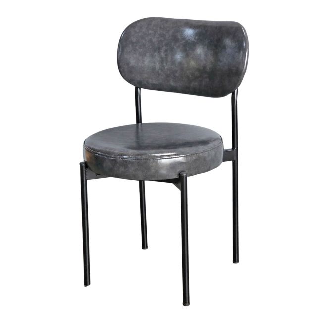 Ghế ăn nệm bọc simili khung sắt GA68037 Ghế ăn nệm bọc simili khung sắt GA68037