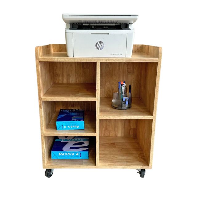Kệ gỗ để máy in, tài liệu văn phòng có bánh xe di động TCN68027 Kệ gỗ để máy in, tài liệu văn phòng có bánh xe di động TCN68027