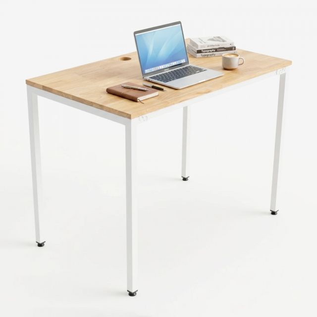 Bàn làm việc 100x60cm gỗ tự nhiên hệ Minimal 2 HBMN029