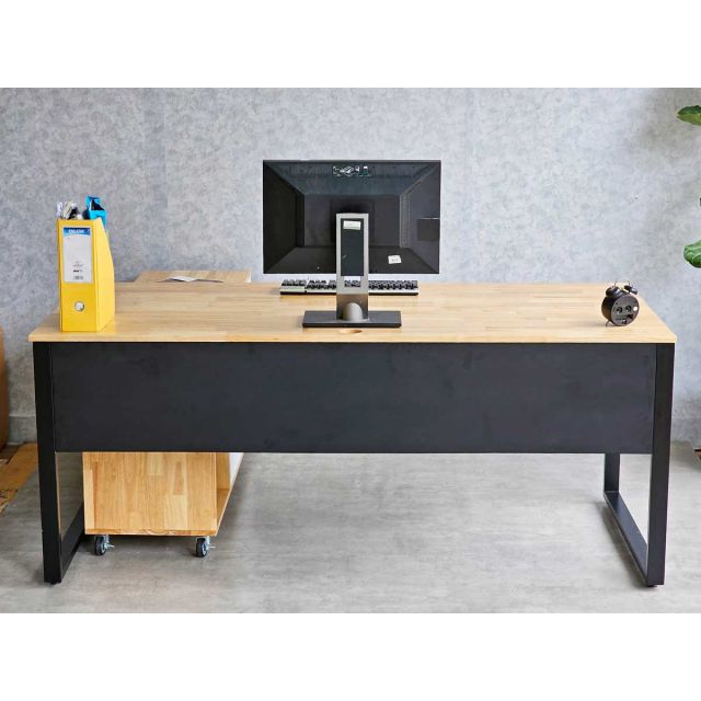 Bàn làm việc 180x80cm kết hợp tủ di động HBRT068