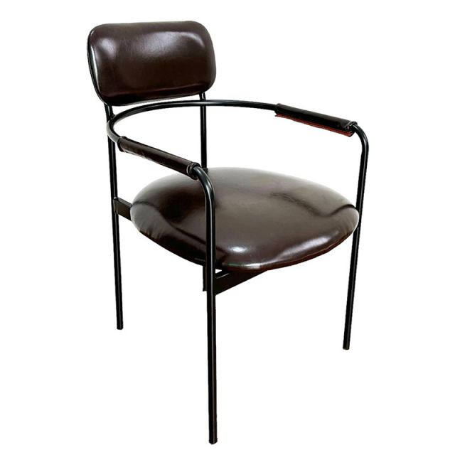 Ghế cafe, ghế ăn nệm simili khung sắt TTG012 Ghế cafe, ghế ăn nệm simili khung sắt TTG012