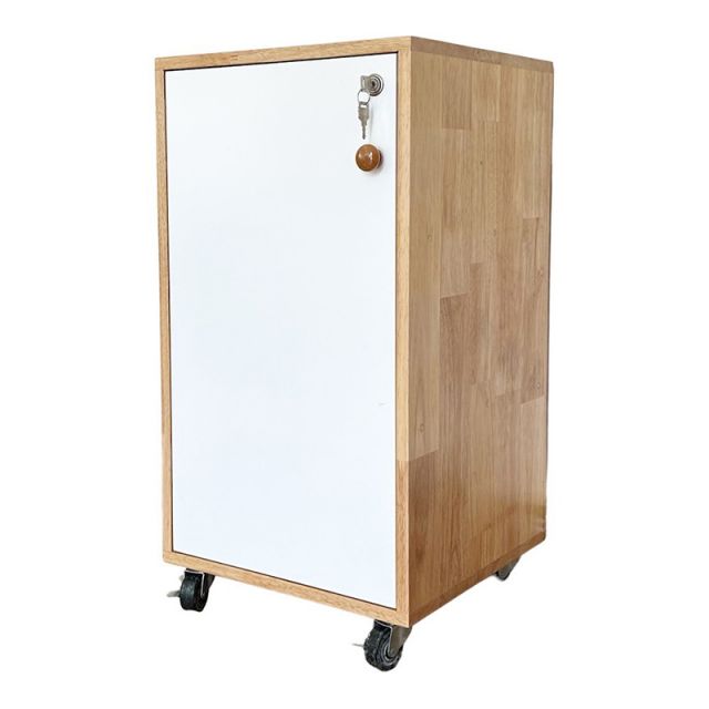 Tủ cá nhân di động 3 ngăn gỗ tự nhiên TCN68037 Tủ cá nhân di động 3 ngăn gỗ tự nhiên TCN68037