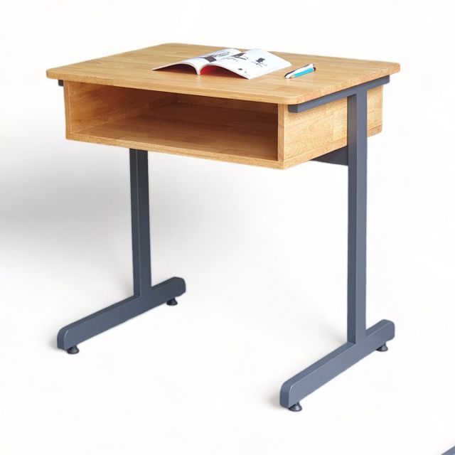 Bàn học sinh có hộc gỗ tự nhiên chân sắt PSD030 Bàn học sinh có hộc gỗ tự nhiên chân sắt PSD030