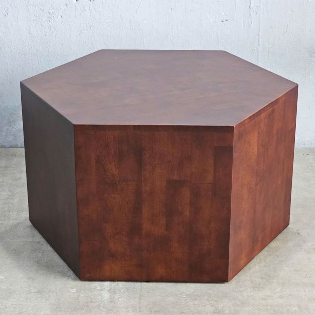 Bàn Sofa thùng lục giác gỗ tự nhiên TT68234
