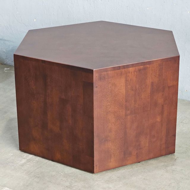 Bàn Sofa thùng lục giác gỗ tự nhiên TT68234
