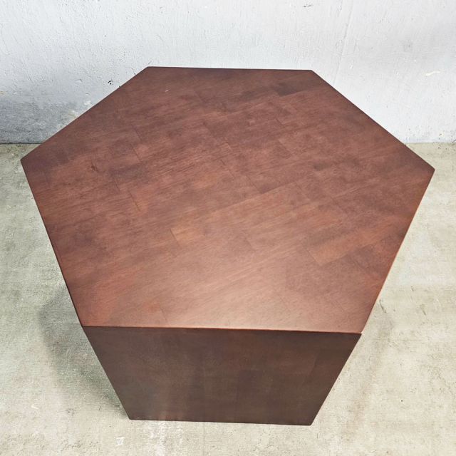Bàn Sofa thùng lục giác gỗ tự nhiên TT68234