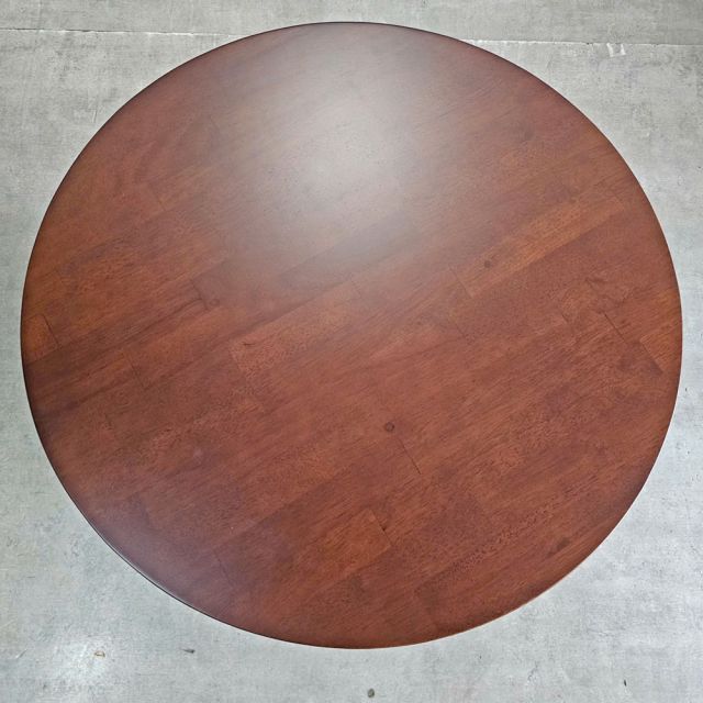 Bàn Sofa Tròn 70cm chân trụ gỗ tự nhiên TT68235