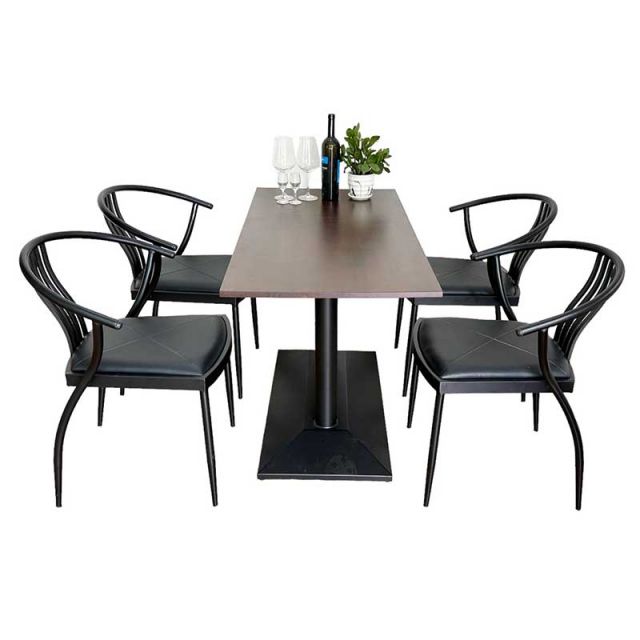 Bộ bàn chữ nhật 4 ghế nhà hàng, cafe - CBCF240 Bộ bàn chữ nhật 4 ghế nhà hàng, cafe - CBCF240