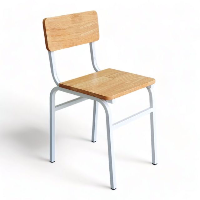Ghế học sinh chân sắt gỗ cao su SC050 Ghế học sinh chân sắt gỗ cao su SC050
