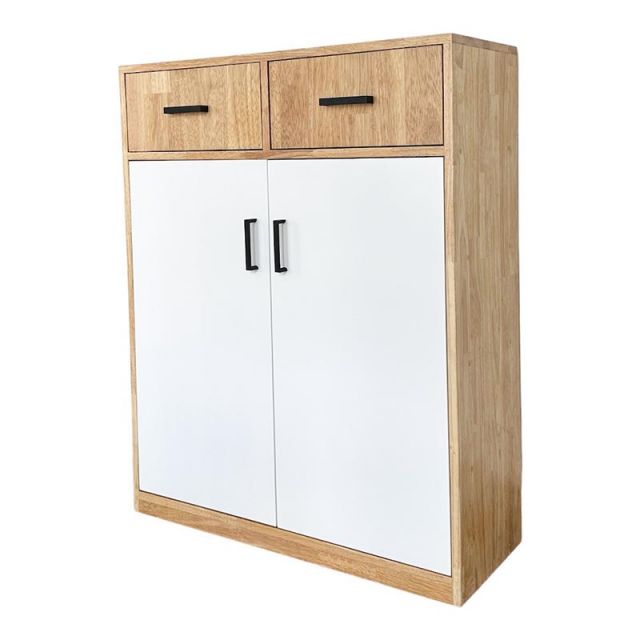 Tủ giày 4 tầng có ngăn kéo gỗ tự nhiên KG68065 Tủ giày 4 tầng có ngăn kéo gỗ tự nhiên KG68065