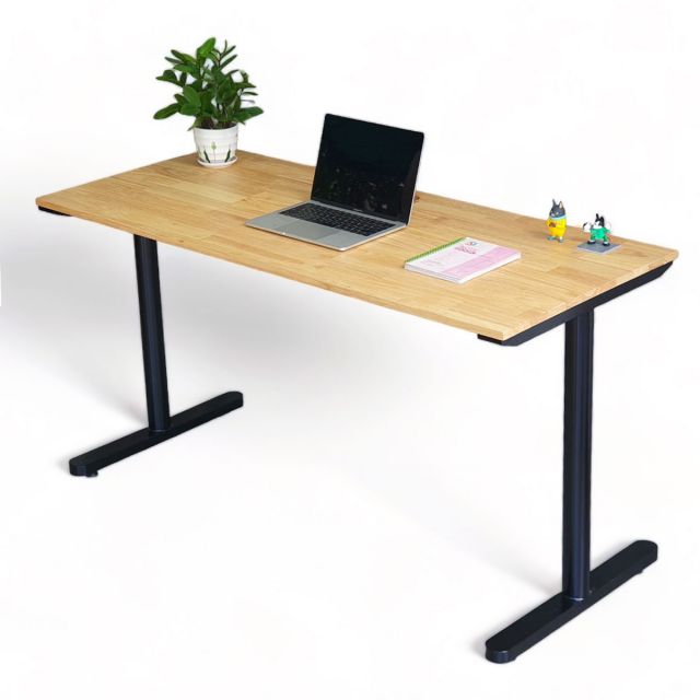 Bàn làm việc 140x60cm chân sắt lắp ráp hệ TIO sơn tĩnh điện HBTO003 Bàn làm việc 140x60cm chân sắt lắp ráp hệ TIO sơn tĩnh điện HBTO003