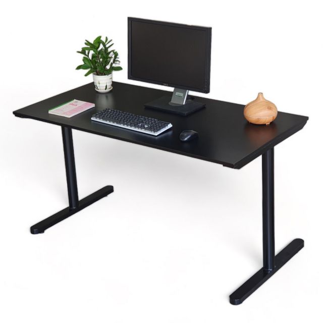Bàn văn phòng 140x70cm gỗ cao su chân sắt lắp ráp hệ TIO HBTO004 Bàn văn phòng 140x70cm gỗ cao su chân sắt lắp ráp hệ TIO HBTO004