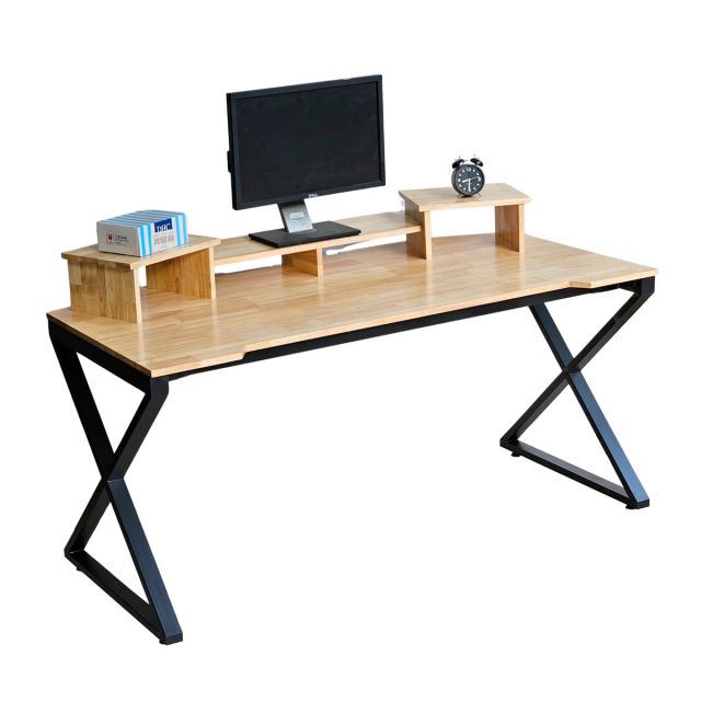Bàn phòng thu StudioDesk gỗ tự nhiên chân chữ X SD68008 Bàn phòng thu StudioDesk gỗ tự nhiên chân chữ X SD68008