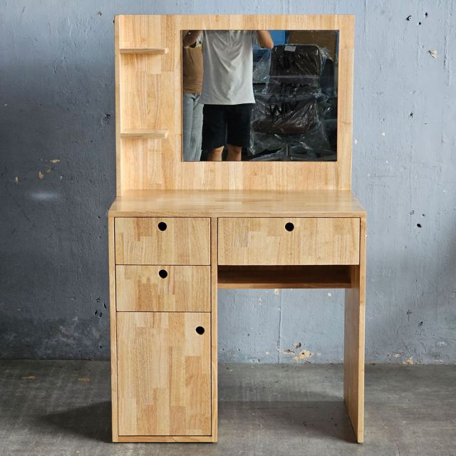 Bàn trang điểm hiện đại chân kết hợp tủ nhiều ngăn BTD68041