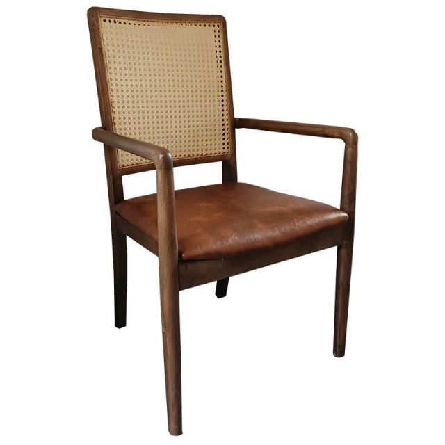 Ghế Mila có tay bọc nệm khung gỗ Ash GCF146 Ghế Mila có tay bọc nệm khung gỗ Ash GCF146