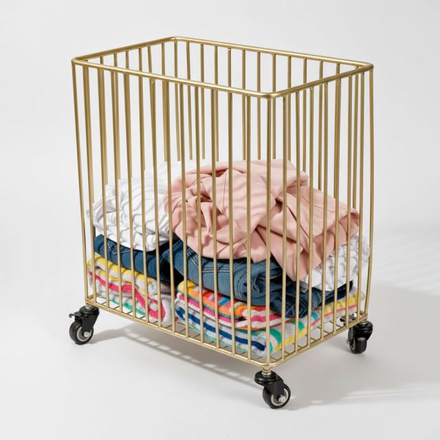 Giỏ đựng đồ giặt di động bằng sắt sơn tĩnh điện KPT68019