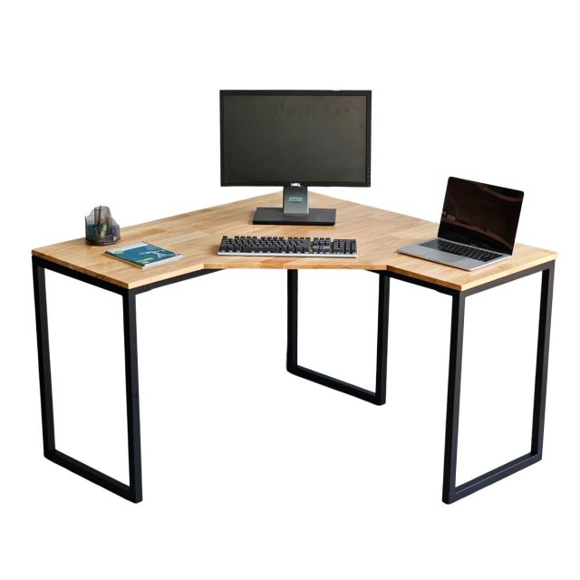 Bàn làm việc góc L chân sắt lắp ráp CD68020 Bàn làm việc góc L chân sắt lắp ráp CD68020
