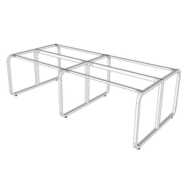 Chân sắt lắp ráp cụm 4 người ngồi 240x120cm hệ Minimal HCMN007 Chân sắt lắp ráp cụm 4 người ngồi 240x120cm hệ Minimal HCMN007