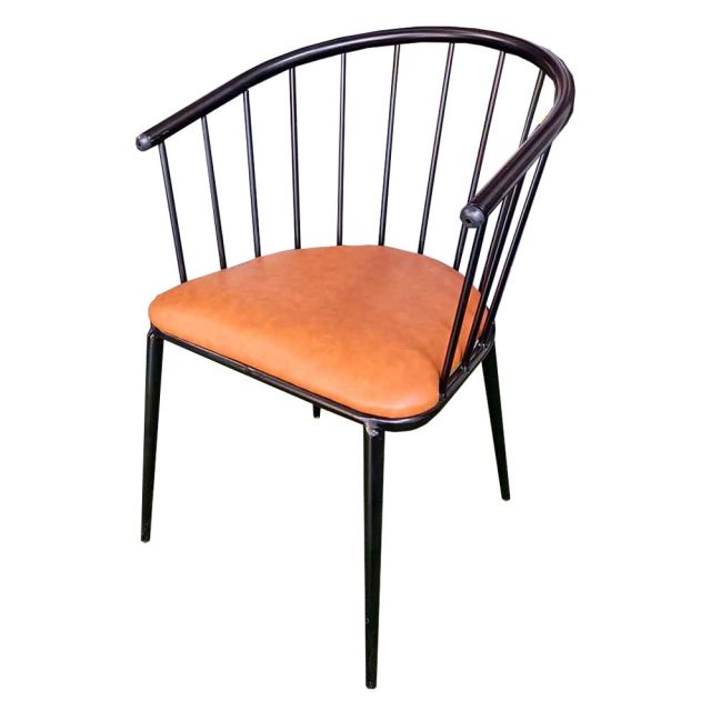 Ghế cafe khung sắt lót nệm GCF153 Ghế cafe khung sắt lót nệm GCF153