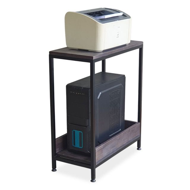Kệ để máy in và thùng CPU gỗ tự nhiên khung sắt KCPU68015 Kệ để máy in và thùng CPU gỗ tự nhiên khung sắt KCPU68015