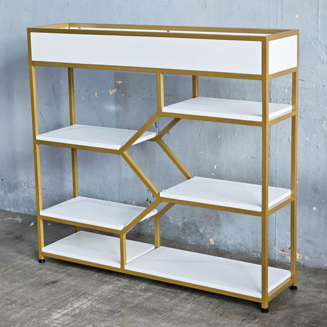 Kệ trang trí 120x30x110cm có hộc để cây cảnh KTB68135